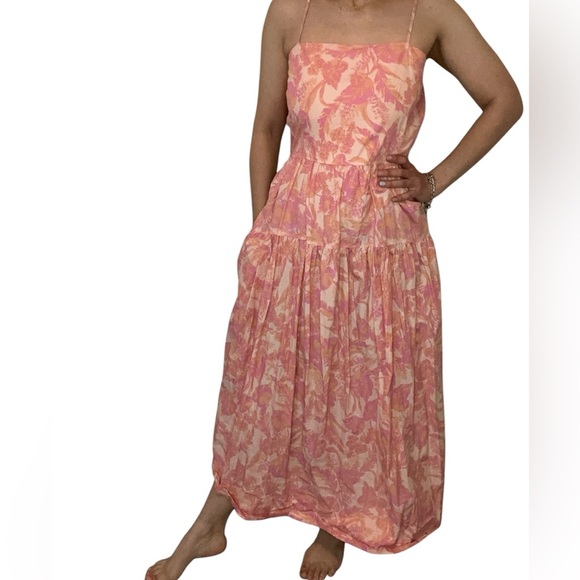 Olivaceous Summer Maxi Dress Size Medium - Picture 5 of 14